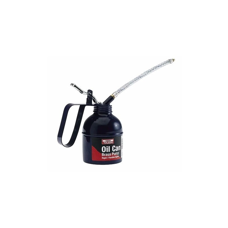Toledo Oil Can with Pistol Grip and Brass Pump, 500