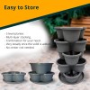 SunVara Planter Strawberry Vertical Stackable Tower 5 Tier Herb Outdoor
