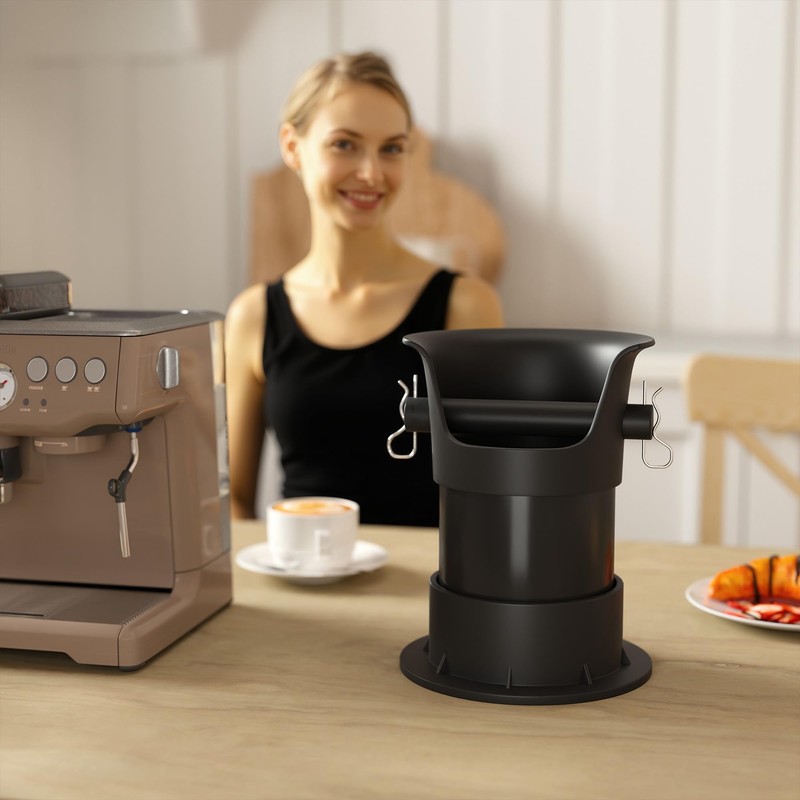 4L 20 Pucks Knock Box Espresso Coffee Grounds Disposal and