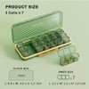 ROWNYEON Weekly Pill Box Organiser Pill Boxes 7 Day 3