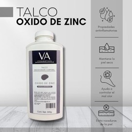 Talco con oxido de zinc 2 pz