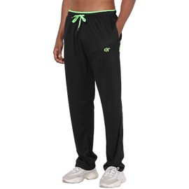 NEIKU Sport Men's Performance Training Pant with Pockets Men's Workout Pant Black Medium