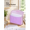 SortRax Plastic Expanding File Folders, 2.76" Expansion, Letter/A4, 6-Pack