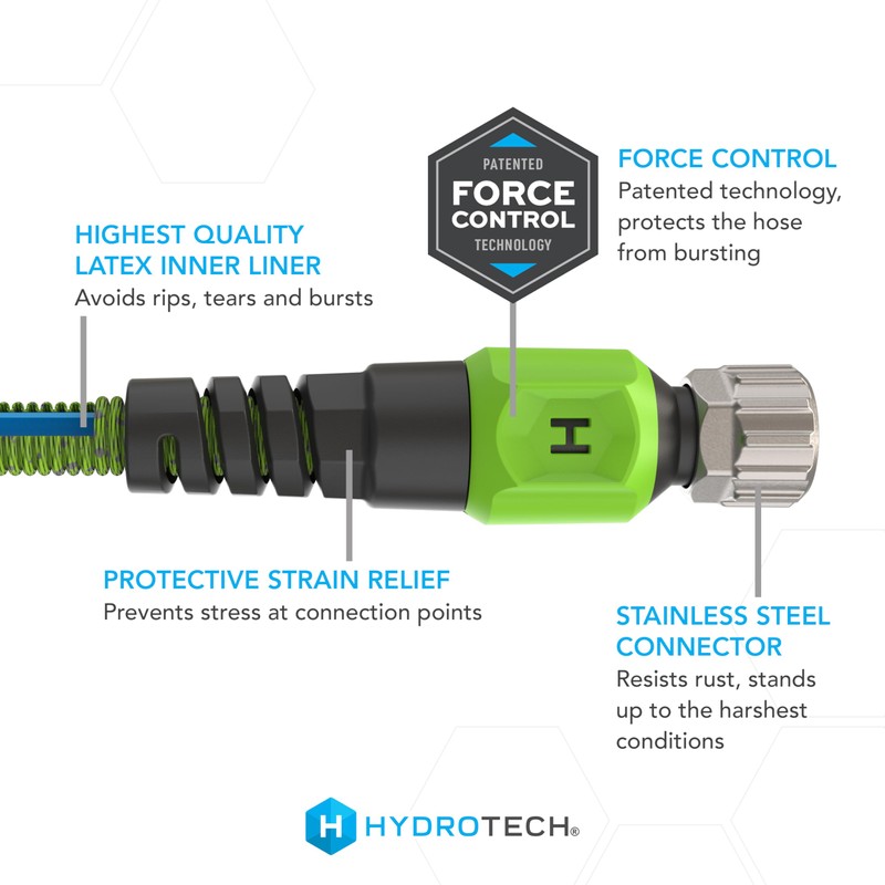 HydroTech 50 ft Expandable Garden Hose - Pro Series, 2x