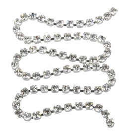 Rayher 22440000 Rhinestone Necklace With Pocket; 35 cm Self-Service Bag/Pack of 1