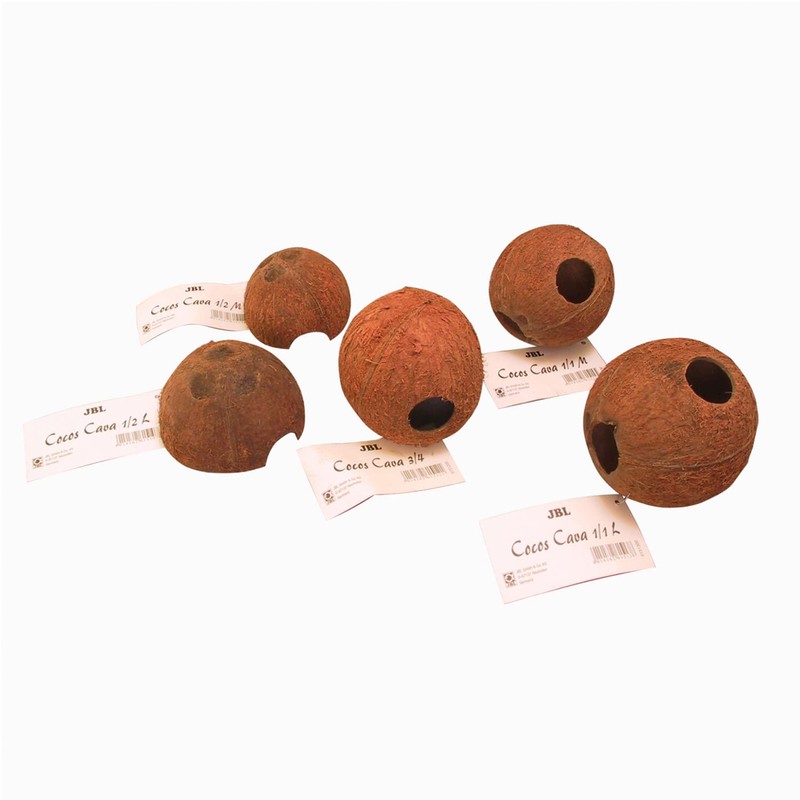 JBL Cocos Cava 1/2M, Coconut shell cave for aquariums and