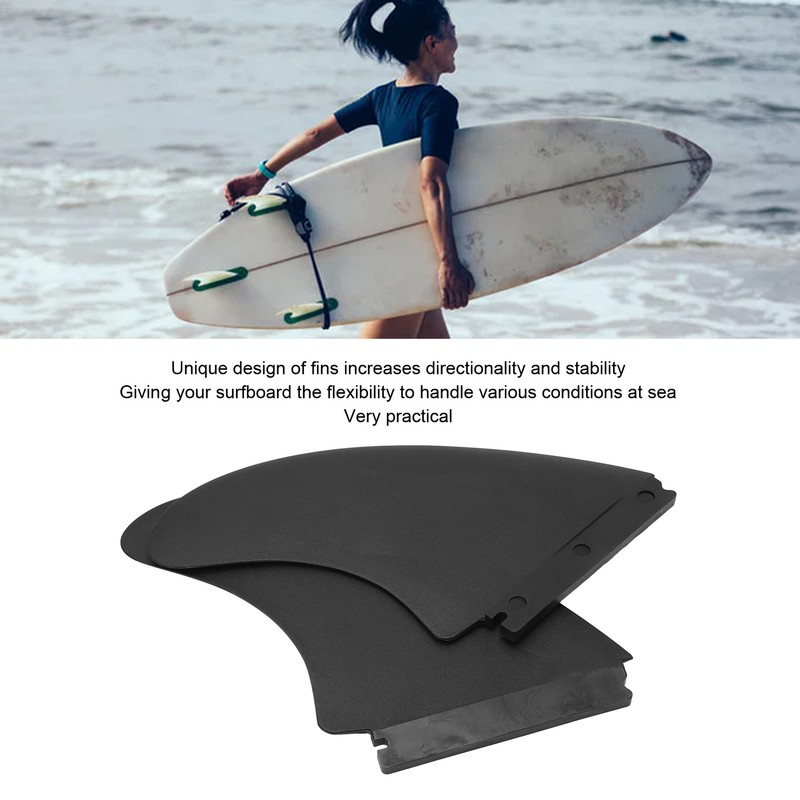 1 Pair of Paddle Board Fins Replacement Windsurfing PVC Surfboard