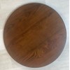 Advanced Furniture 21'' Classic Wood Spinning Lazy Susan Turntable Tray