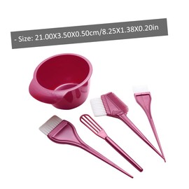 SAFIGLE 1 Set Hair Dyeing Kit Professional Hair Coloring Tool Set with Mixing Bowl Brush and Comb for Easy Application and Smooth Results