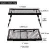 Durable 17"x12.2" Folding Campfire Grill – Ideal for Outdoor Cooking