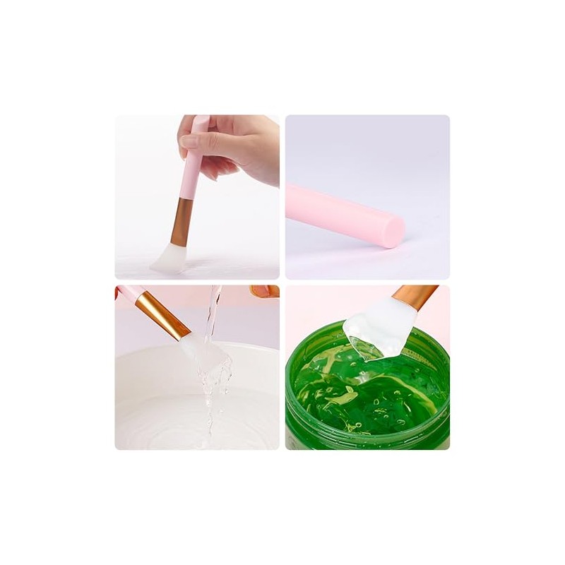 Silicone Face Mask Applicators, Flexible Facial Mud Masks Applicator, Hairless