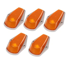 Aeagle Cab Marker Lights for 1980-1997 Ford F150 F250 F350 Top Roof Running Lights (Amber)