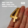 HopeWan Mailbox Numbers Gold, 2 Inch Address Sign Number Stickers