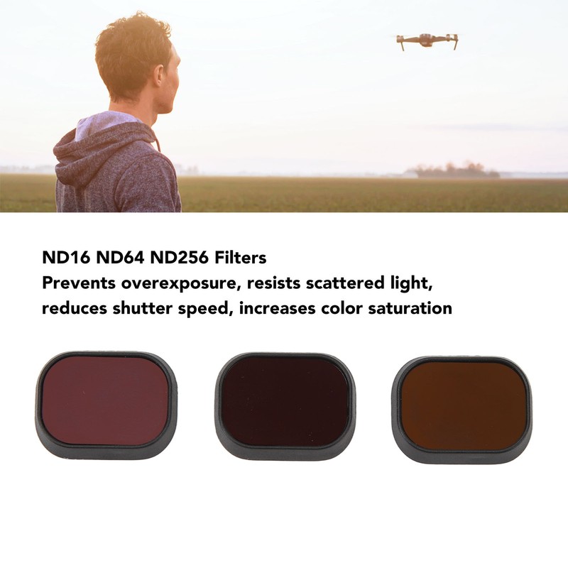 3 in 1 Drone ND Filter Set ND16 ND64 ND256