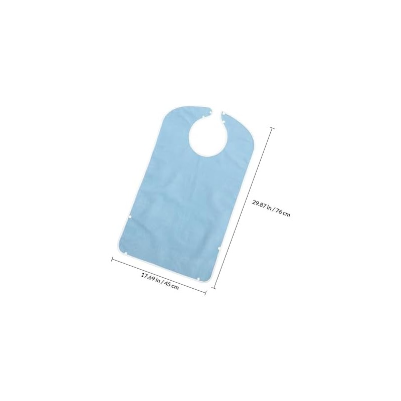 minkissy Babero Protector para Adultos Mayores de Toalla de Fibra