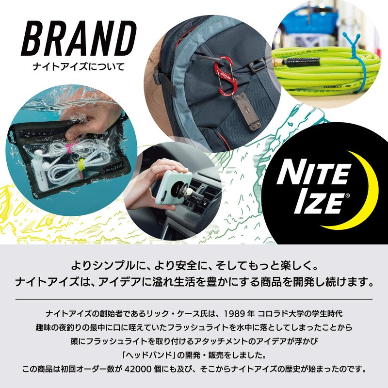 NITEIZE SOP-CMN-SB320 Stainless Steel Carabiner, #3, Brass, Genuine Japanese Product