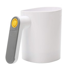 Tamiz eléctrico de harina para hornear, Capacidad de 4 tazas, Recipiente lavable fácil de limpiar, Tamiz de malla fina de acero inoxidable, Manija Ergonómica