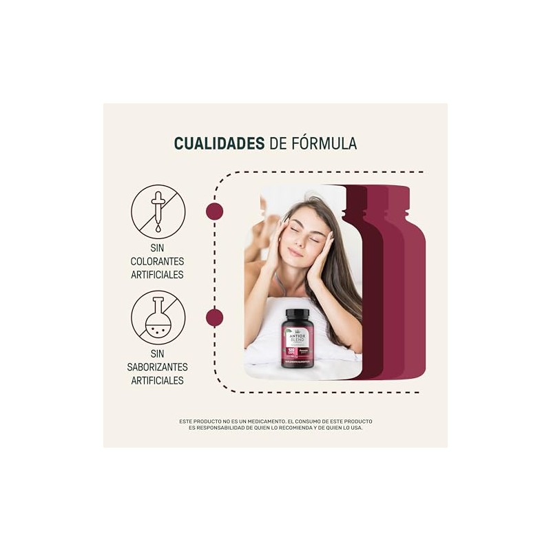 Life 360 Antiox Blend Arándano 120 Cápsulas 873 6mg Por