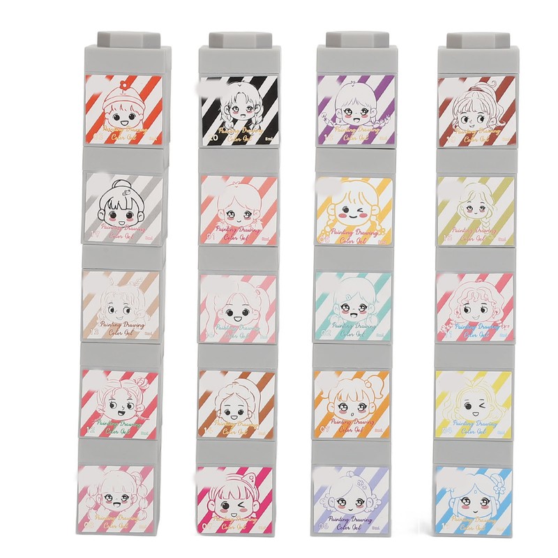 20 Colors Pat Painting Nail Gel Quick Drying Silky Gradient