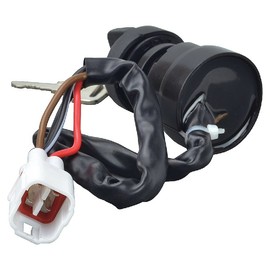 New Ignition Key Switch Compatible with/Replacement for Big Bear YFM350 YFM 350 2x4 4x4 1995 96 97 98 99 4GB-82510-00-00, 4BD-82510-00-00 4 Wires, 4 Terminals, 2 Keys Included