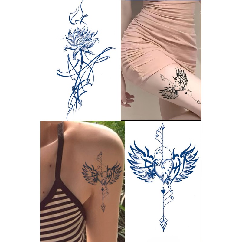 IWAMiYA Jagua Tattoo Henna Tattoo Stickers Two Weeks Tattoos Korean