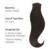 hotbanana Tape in Hair Extensions, 12 Inch Tape in Hair