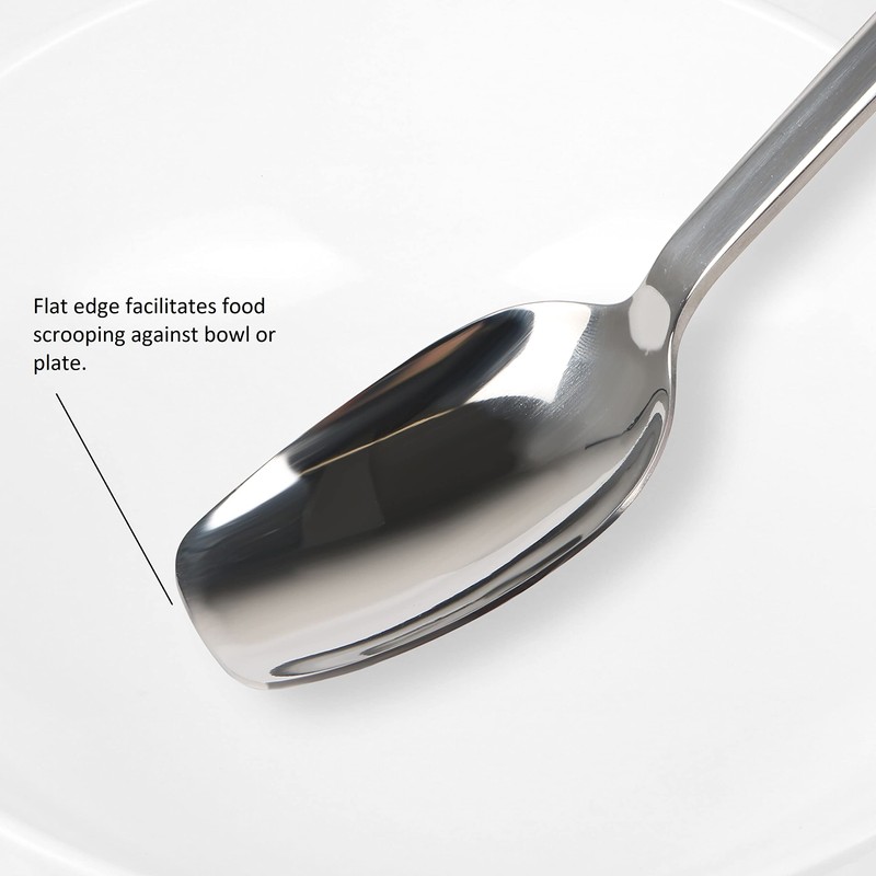 Silverware Adaptive Spoons for Parkinson's - Utensils for Elderly, Disabled,