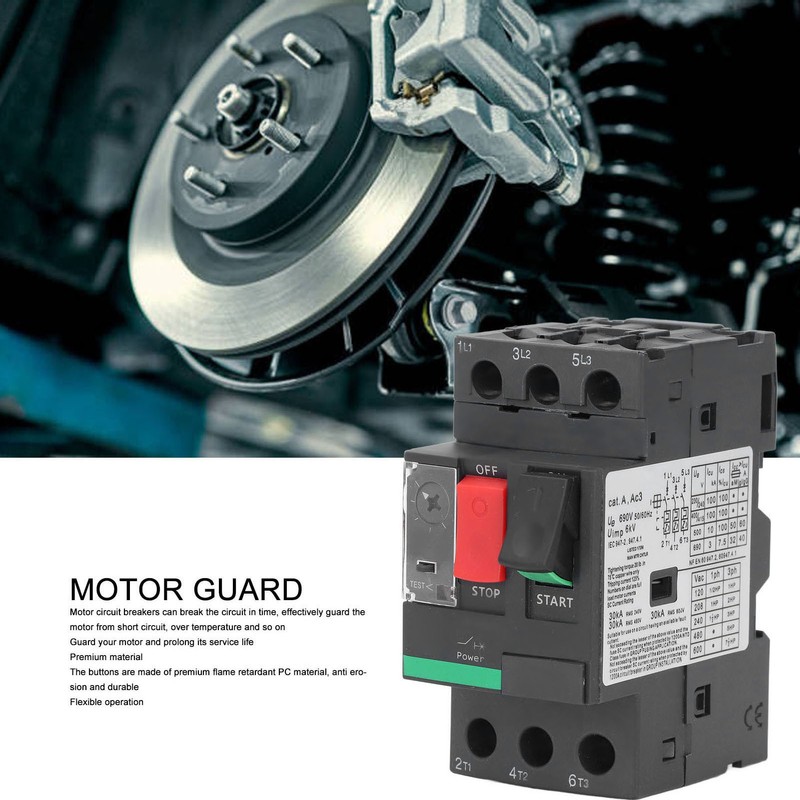 Motor Circuit Breaker Professional Efficient Easy Wiring AC690V Circuit Breaker