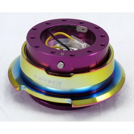 NRG Innovations SRK-280PP/MC Quick Release (Purple Body/Titanium Chrome Ring)