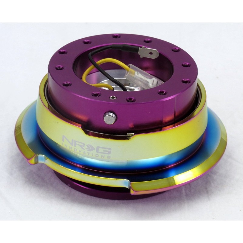 NRG Innovations SRK-280PP/MC Quick Release (Purple Body/Titanium Chrome Ring)
