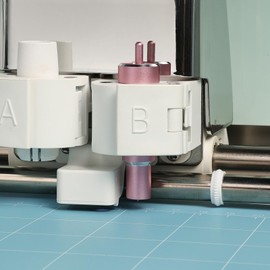 Bonded Fabric Blades + Housing for Maker 3/Maker/Explore 3/Explore Air 2/Air/One, Fabric Blade Perfect for Cutting Bonded Fabrics-Polyester, Silk, Cotton, Denim, Felt, Linen,HTV,etc. 3 Blades