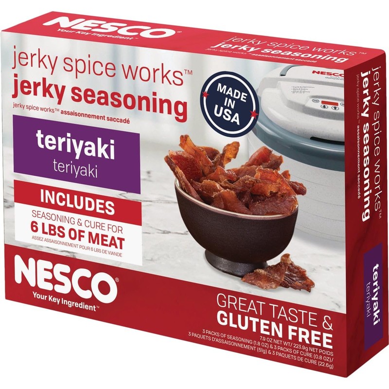 Nesco BJT-6, Jerky Spice Works, Teriyaki Flavor, red, 6 Pound