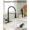 HOIGY Oil Rubbed Bronze Kitchen Faucet with Pull Down Sprayer,
