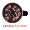 YLQASOON 4 Position 5 Terminal Switch Starter Ignition Switch with
