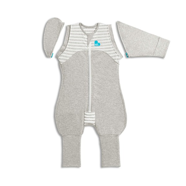 Love To Dream Swaddle UP Transition Suit 1.0 TOG, Gray,