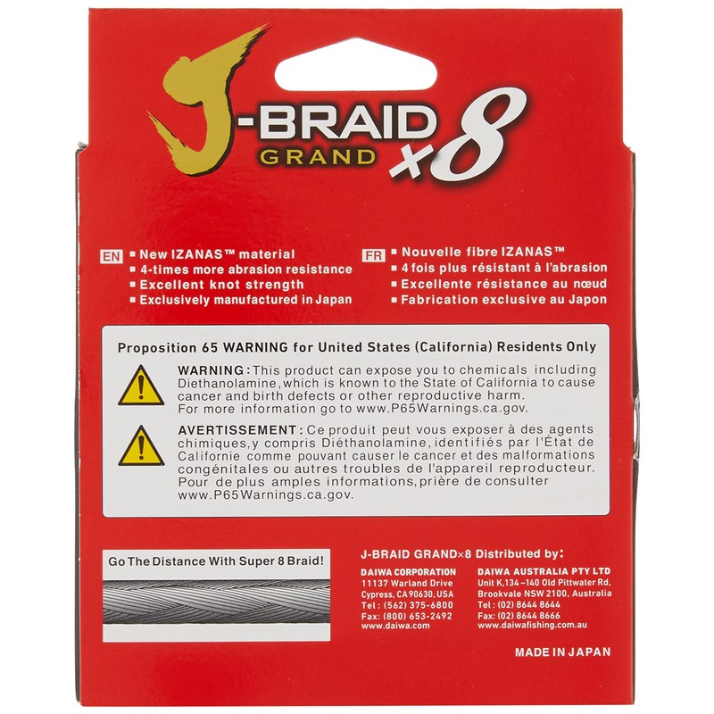Daiwa JBGD8U10-300GL Fishing Line