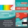 JOYEZA Premium Printable Vinyl Clear Sticker Paper for Inkjet Printer