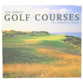 2015 Golf Courses 12x11 Vista Wall Calendar