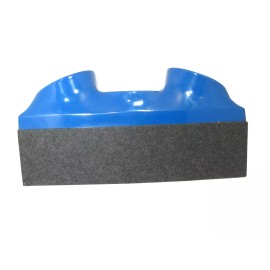 Fibropool Triple 10 fiberglass sub woofer speaker box enclosure carpeted MDF case BLUE