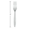 Shimmering Silver Plastic Forks, 72 Count