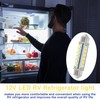 PWEOW 200729000P RV Refrigerator 12V LED Light Bulb for Dometic
