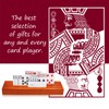 Exqline Wooden Playing Card Holder Set of 2 Solid Card