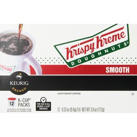 Krispy Kreme Classic, Single-Serve Keurig K-Cup Pods, Medium Roast Coffee, 12 Count (Pack of 6)