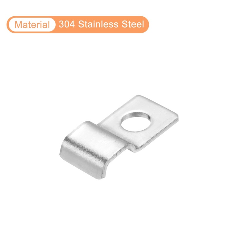 QUARKZMAN Pack of 20 Pipe Clamps Stainless Steel Fastening Clamp