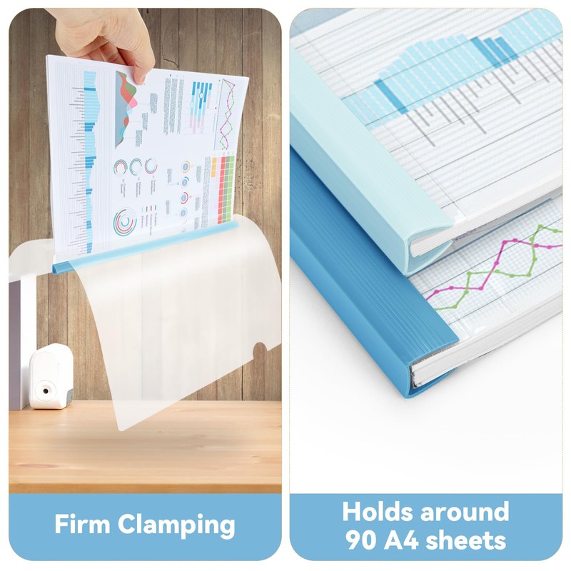 CC ODDHOME Pack of 20 Thermal Binding Covers A4, Spine