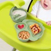 IDVVSSX Owl Shape Silicone Baby Feeding Set, Toddler Suction Plates