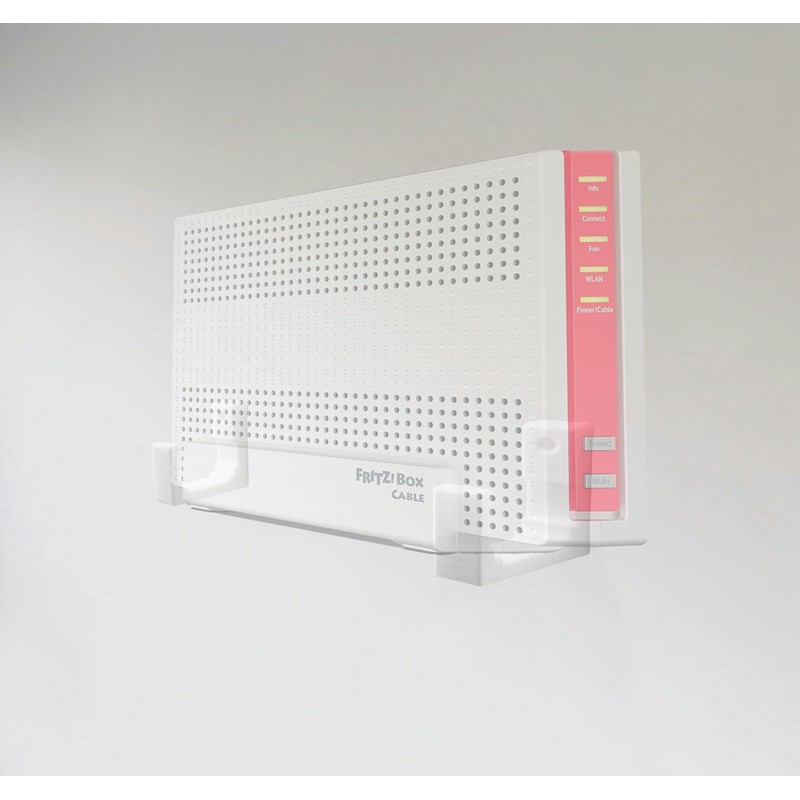 Naturalspring Customised Wall Mount for Fritzbox 6690 6590 6591 Cable
