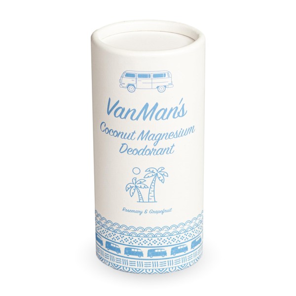 Vanman’s - Coconut and Magnesium Deodorant Stick for Delicate Skin