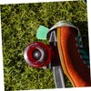 BESPORTBLE 1Pair Durable PU Roller Skate Brake Stoppers Double Row