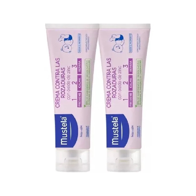 Crema Contra Rozaduras Bebe Mustela 2 Pzas De 150 Ml